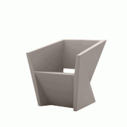 Fauteuil design in & out FAZ - tortora