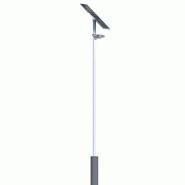 Lampadaire urbain solaire combi 4 margo / led / 60 w / en acier galvanisé thermolaqué / 8 m