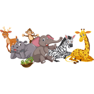 Stickers animaux en pause Stickers animaux en pause
