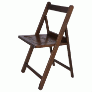 WellHome - Chaise NORTE en bois de hêtre - finition noyer 43x47x79 cm - marron Bois massif WH13359 WellHome - Chaise NORTE en bois de hêtre - finition noyer 43x47x79 cm - marron Bois massif WH13359