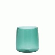 Zafferano Set De 6 Verres No Bilia En Verre Borosilicaté Soufflé À La Main Couleur Vert Lac - Accessoire Élégant Et Moderne Pour Votre Table - ve