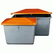Bac à sel grand volume 2200 litres - polyester armé fibre de verre - fermeture inox - Marque Cemo Bac à sel grand volume 2200 litres - polyester armé fibre de verre - fermeture inox - Marque Cemo