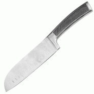 BERGNER - Couteau Santoku 17.5cm en Acier Inoxydable Harley - argenté inox Q2308