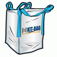 Big-bag jupe supérieure de remplissage, fond plat, sache interne + prise 1 point Big-bag jupe supérieure de remplissage, fond plat, sache interne + prise 1 point