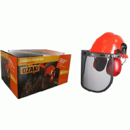 Casque forestier complet Osaki - protection élagage et chantier - normes EN352-3, EN173
