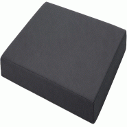 CLP Coussin d'assise pour chaise Punjab Tissu HBT: 5x55x43 cm Gris foncé - gris textile 327079