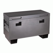 Coffre de chantier verrouillable grey xl - 170 litres - acier Coffre de chantier verrouillable grey xl - 170 litres - acier