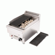 Grill charcoal pierre de lave à gaz 1 brûleur - GCHD400