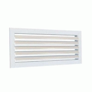 Grille extérieure aluminium circulaire GAC pas d'aillettes 20 mm