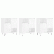 Helloshop26 - Buffet bahut commode armoire meuble de rangement organisateur cuisine salle de séjour salons 3 pcs brillant bois 02_0037034 - 300021317 Helloshop26 - Buffet bahut commode armoire meuble de rangement organisateur cuisine salle de séjour salons 3 pcs brillant bois 02_0037034 - 300021317