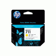 Pack de 3 Cartouches d'encre DesignJet HP 711 - jaune - 29 ml - compatible gamme DesignJet HP T100 & T500