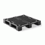 Palette  plastique  recyclable, robuste et stable  -  1100 X 1100 - CUQP1111MB3R-AS Palette  plastique  recyclable, robuste et stable  -  1100 X 1100 - CUQP1111MB3R-AS