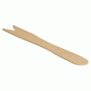 Piques Frites NOVACUT 9cm - Ultra-Robustes & Écologiques - Lot de 10.000 - beige Bois manufacturé CB65