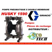 Pompe pneumatique à double membrane husky 1590  graco angouleme calvados