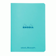 RHODIA Lot de 10 Carnet azur A5, 96p./48 feuilles 80 g/m² piquées, dot grid - 3037921190104