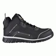 Safety Jogger - Chaussures de sécurité mi-hautes sportives ultralégères antidérapantes LIGERO2 noir S1P Noir Taille 44 - 44 noir matière synthé
