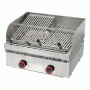 SOFRACA Grill à gaz, surface de cuisson : 540 x 490 mm - grilles inclinables - 3701188024570