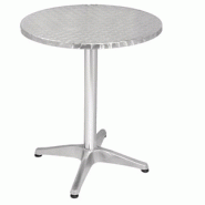 Table bistro en acier inoxydable - ronde ou carrée - hauteur 720mm - intérieur et extérieur Table bistro en acier inoxydable - ronde ou carrée - hauteur 720mm - intérieur et extérieur