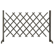 Vidaxl clôture en treillis de jardin gris 120x90 cm bois de sapin 314825 Vidaxl clôture en treillis de jardin gris 120x90 cm bois de sapin 314825