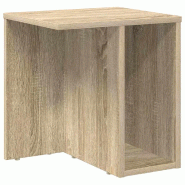 VidaXL Table d'appoint Chêne Sonoma 37 x 32 x 40 cm Bois d'ingénierie Modèle Flex Panorama Riviera - 891084