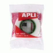 Apli Lot de 35 Ruban adhésif invisible, 19mm x 33m - 8410782125334