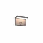 Applique murale extérieure LED BLYDE solaire hybride 5W 700lm CCT IP65 anthracite avec détecteur de mouvement - Trio - gris 4017807622478