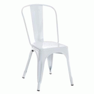 Décoshop26 - Chaise empilable style industriel factory métal blanc 10_0000892 - blanc 3000725469608 Décoshop26 - Chaise empilable style industriel factory métal blanc 10_0000892 - blanc 3000725469608