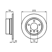 DISQUE DE FREIN BOSCH 0986478641 DISQUE DE FREIN BOSCH 0986478641