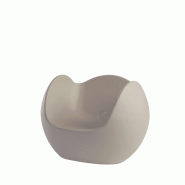 Fauteuil design in & out BLOS - gris tourterelle
