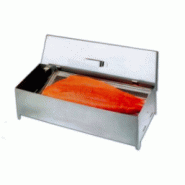 Fumoir traditionnel 2 niveaux - inox AISI 304 - fumage à froid avec thermomètre intégré Fumoir traditionnel 2 niveaux - inox AISI 304 - fumage à froid avec thermomètre intégré