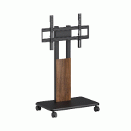 KIMEX - Support TV à roulettes pour écran 32"-85", finition bois - plastique 3700685427594