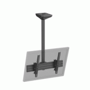 KIMEX Support TV plafond inclinable 1 écran 43''- 55'' Hauteur 100 cm noir - noir 3700685426283 KIMEX Support TV plafond inclinable 1 écran 43''- 55'' Hauteur 100 cm noir - noir 3700685426283