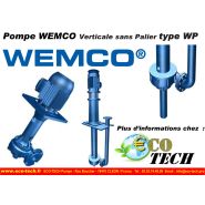 Pompe wemco verticale sans palier - type wp france landes charente-maritime