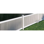 Princeton - clôtures - certainteed - deux couleurs : blanc et amande - taille des piquets de 7/8 po x 1 1/2 po