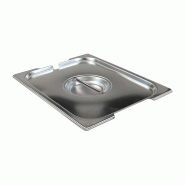 RM GASTRO Couvercle GN 1/2 ouverture pour louche poignées escamontables inox REDFOX - VGN 1/2 NU - REDFOX - 0615402705509