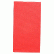 Serviette Ecolabel  P. 1/8 'Double Point' 18G/M2 30x40cm rouge  ouate - par 1200