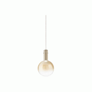 Suspension LED série 8310, verre ambré, structure chromée polie, 5 W, 3000 K, diamètre 20 cm, câble de 200 cm, IP20 - Perenz - transparent 8310 AM LC Suspension LED série 8310, verre ambré, structure chromée polie, 5 W, 3000 K, diamètre 20 cm, câble de 200 cm, IP20 - Perenz - transparent 8310 AM LC
