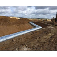 Système de canalisation en acier galvanisé pour le drainage des eaux pluviales