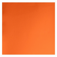 Thouy Serviettes en papier molletonné orange 40 x 40 cm par 50 - 3701114803309
