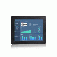 Panel PC industriel fanless 12,1 pouces pour supervision, HMI et automatisation - EVI-C012SAR - Écran tactile - IP65 - Intel Celeron/Atom