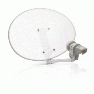 Antenne satellite elliptique acier perforé, metronic
