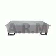 Bac pour 2 futs de 200 litres