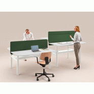 Bureau bench 4 personnes Otto avec réglage en hauteur électrique Bulmin