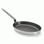 DE BUYER - poele ovale choc alu anti-adhes ø36cm - aluminium 10-818136 DE BUYER - poele ovale choc alu anti-adhes ø36cm - aluminium 10-818136
