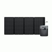 EcoFlow DELTA 2 Max Générateur solaire (PV160W) - EcoFlow DELTA 2 Max + 1 * Panneau solaire 160W