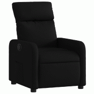 Fauteuil inclinable Noir Tissu Modèle Xermelora - 374167