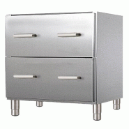 Meuble bas de rangement inox - 2 tiroirs amovibles sur pieds inox - Dimensions 900x605x860 mm Meuble bas de rangement inox - 2 tiroirs amovibles sur pieds inox - Dimensions 900x605x860 mm