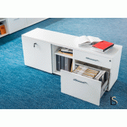 Meuble de service - MDD - Blanc pastel, Blanc pastel_1