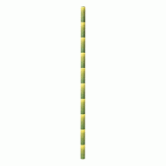 Paille droite en papier motif bambou Ø0,60x21cm - par 6000