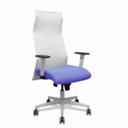 Piqueras y Crespo - Fauteuil de direction Albacete ergonomique, malla blanc, bali bleu clair, bras réglables, base blanche, roues parquet 65mm - multi-matériau 13SM10B261B354BR65G Piqueras y Crespo - Fauteuil de direction Albacete ergonomique, malla blanc, bali bleu clair, bras réglables, base blanche, roues parquet 65mm - multi-matériau 13SM10B261B354BR65G